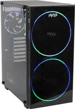 Корпус Hiper BH33 черный без БП ATX 3x120mm 2x140mm 1xUSB2.0 1xUSB3.0