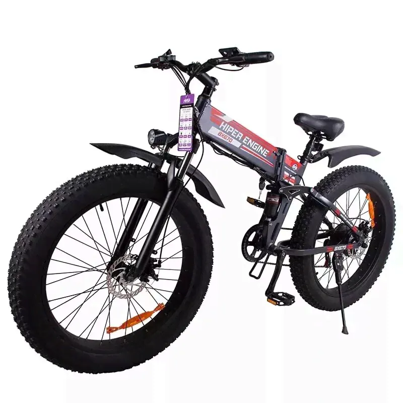 Электровелосипед HIPER Fat BX670 Space Gray 2022, 500 вт-0