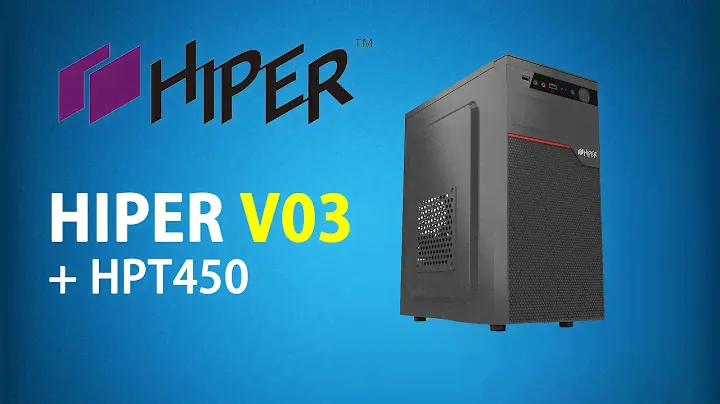 HIPER V03 корпус со встроенным БП HPT-450 HIPER (ВНИМАНИЕ!!! 🔥ВНУТРИ СОВСЕМ ДРУГОЙ БП🔥) | распаковка