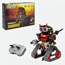 Конструктор радиоуп. Hiper Robot Samurai пластик красный/черный (HBB-0031) (от 8 лет)